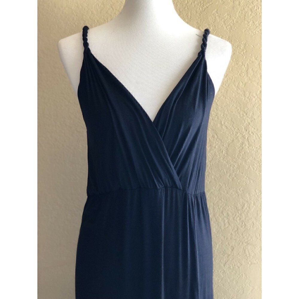Loveriche Womens Black Rope Sleeve Strap Maxi Dress Size M - Picture 9 of 11